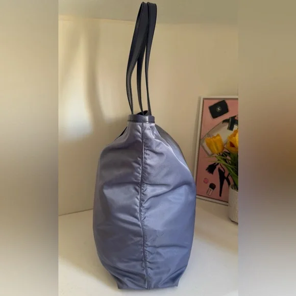 Prada Nylon Tote Bag-blue Large shoulder bag π - Picture 6 of 15